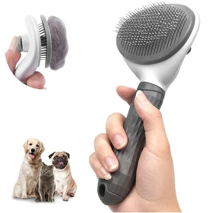 Pet Comb Stainless Steel Needle Comb Dog And Cat Hair Removal Floating Hair Cleaning Beauty Skin Care Pet Dog Cleaning Brush