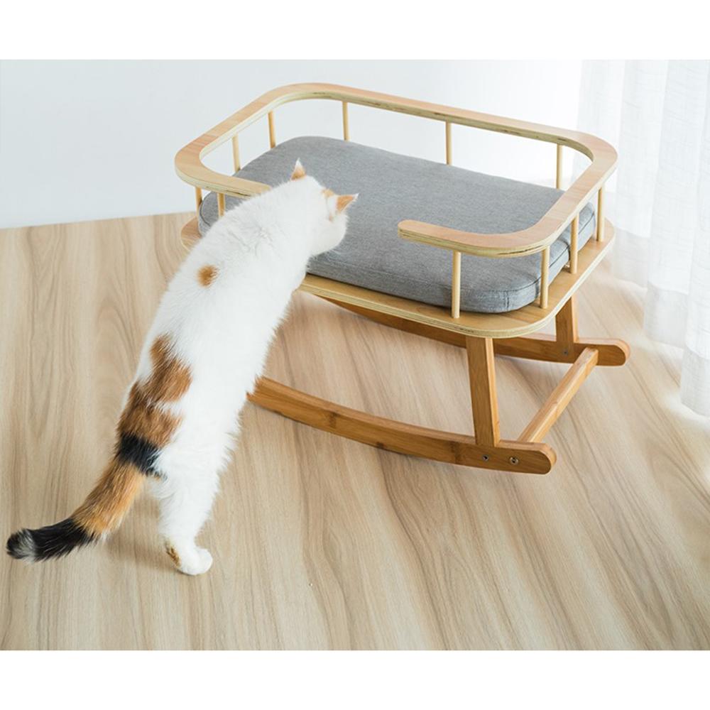 INSTACHEW Rockaby Pet Bed, Comfy and Portable Kitten Couch with Soft